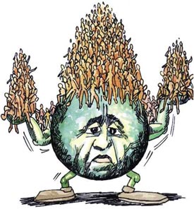 Earth overflowing