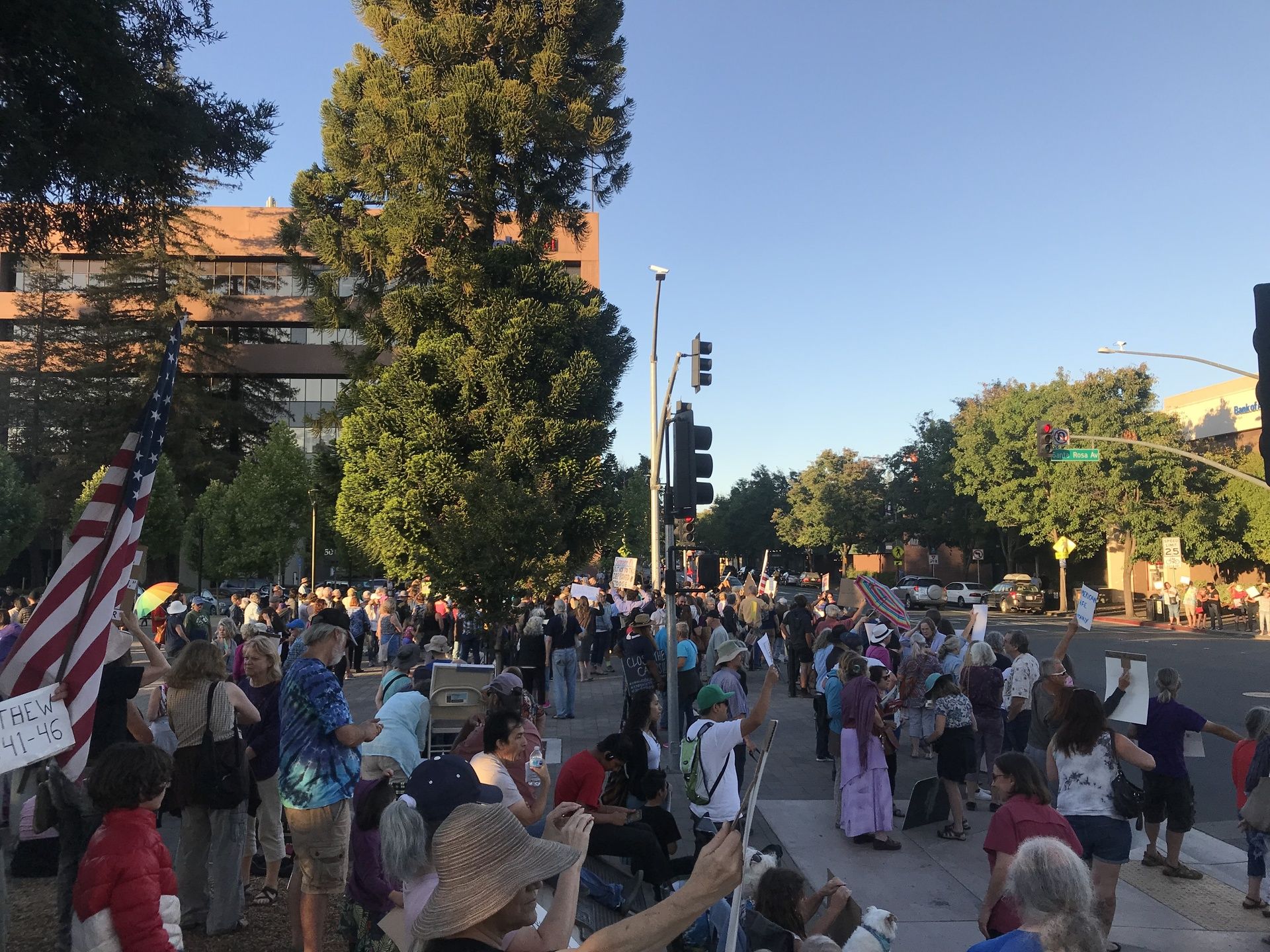Lights for liberty vigil