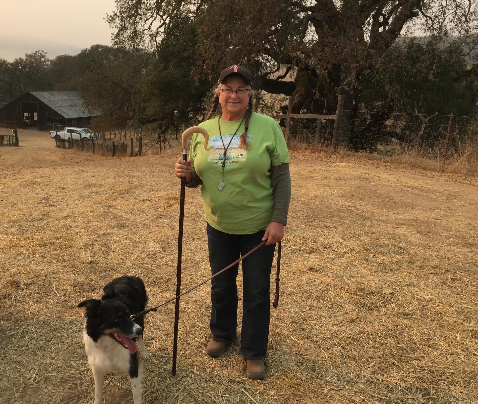 Contestant Ronda Lauritson and her dog Tarn. Credit: Adia White